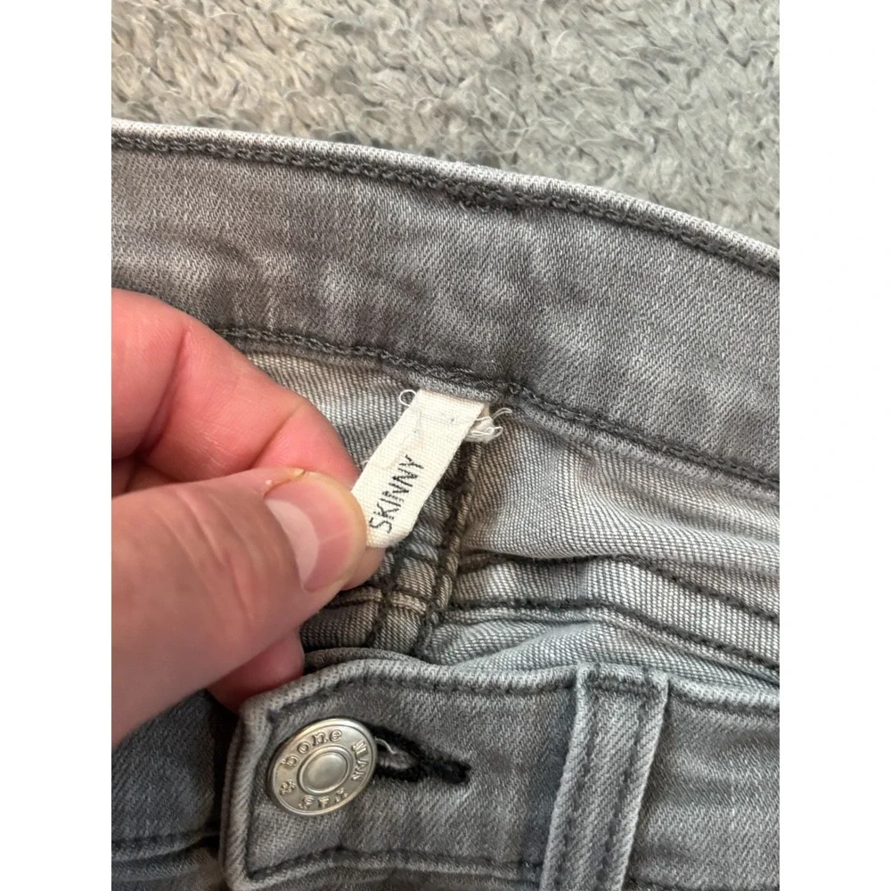 Rag & Bone Skinny Jeans Womens 27 Light Wash Gray Stretch Denim Casual Chic